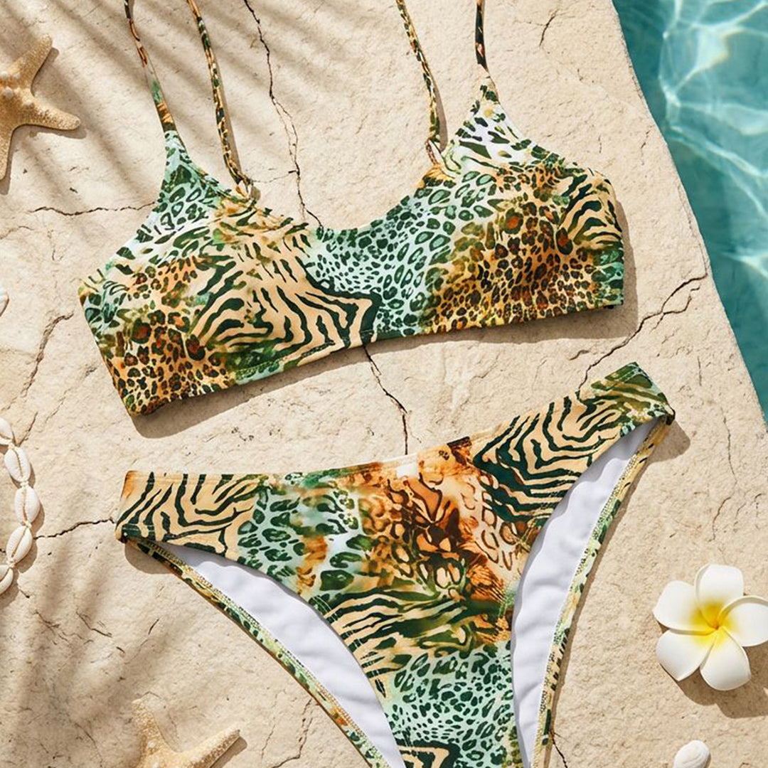 Women's Animal Print Bikini Set Mune Fashion
