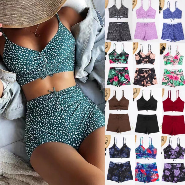 Damen Sportliches Bikini-Set mit verstellbaren Trägern Echo Archiv