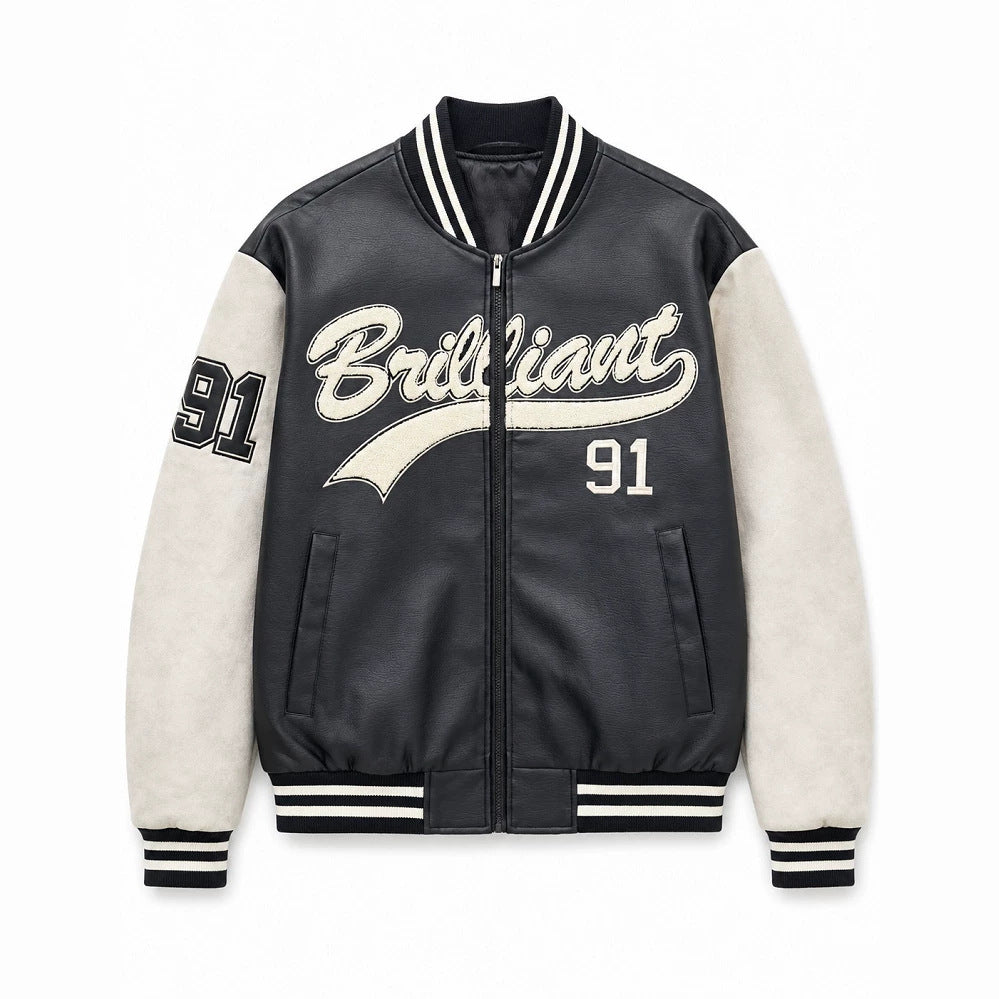 Men's Stylish Bomber Jacket with Sporty Cut Mune Fashion