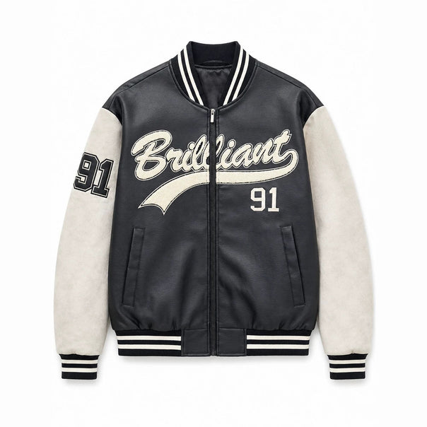 Men's Stylish Bomber Jacket with Sporty Cut Mune Fashion