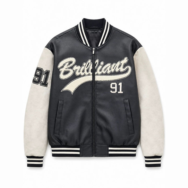 Men's Stylish Bomber Jacket with Sporty Cut Mune Fashion