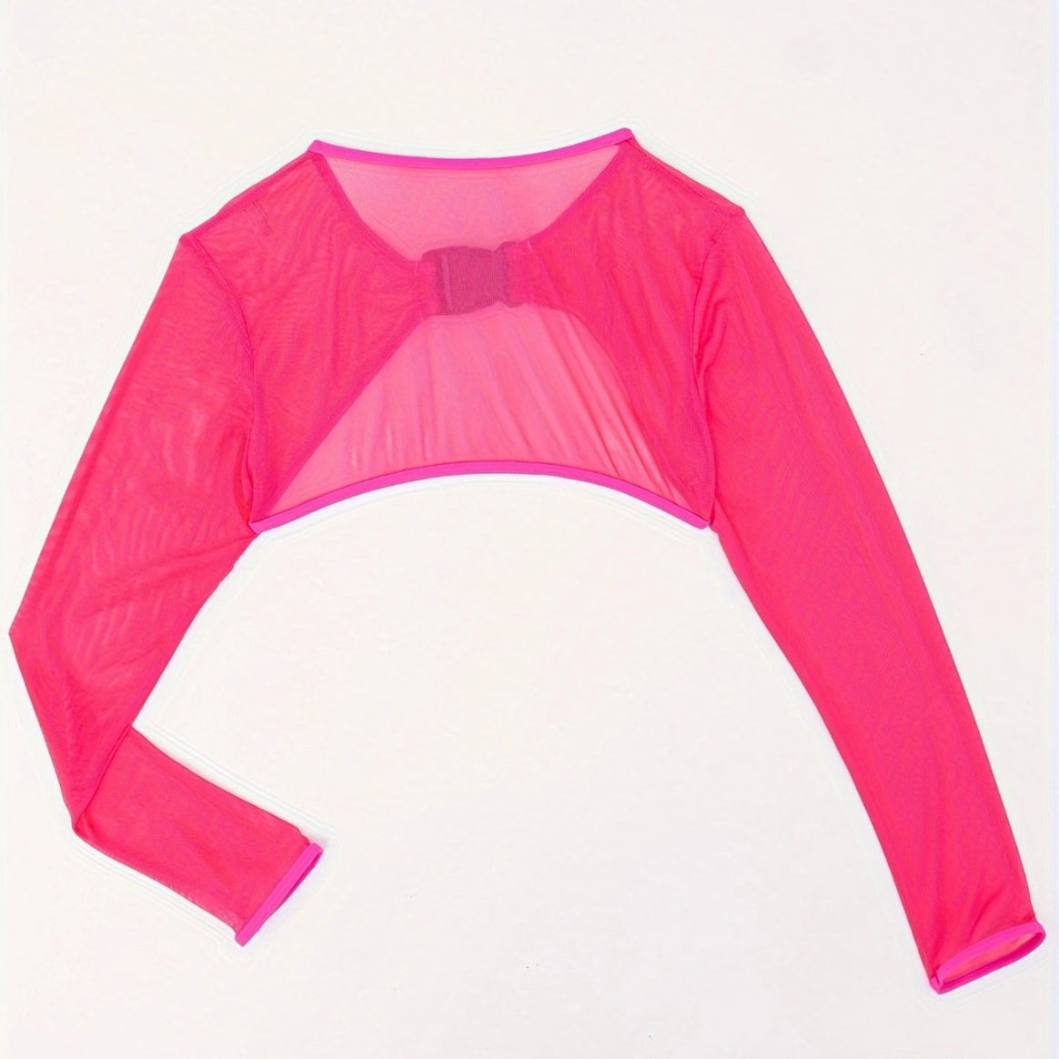 Women Long Sleeve Crop Top Poncho Mune Fashion