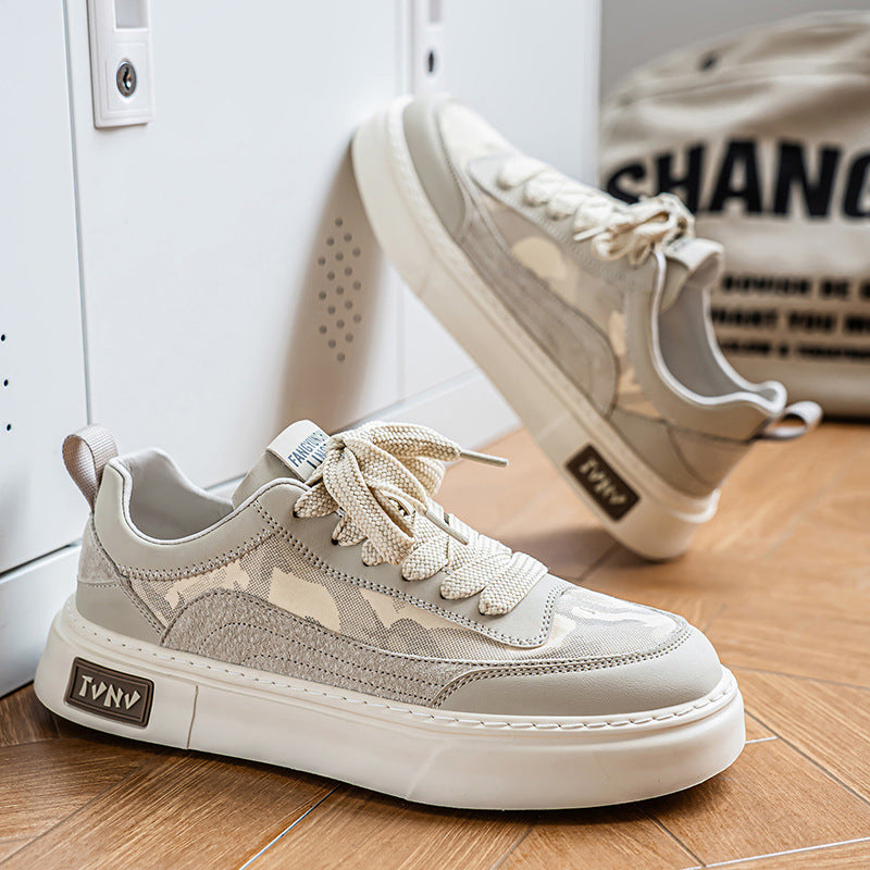 Women's sneakers with trendy camouflage pattern from Mune Fashion