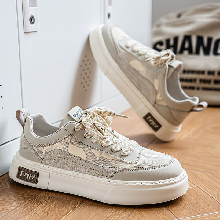 Women's sneakers with trendy camouflage pattern from Mune Fashion