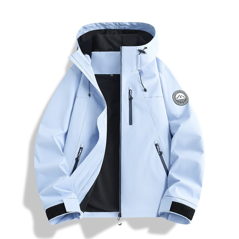Men's three-piece softshell outdoor jacket with removable fleece lining and hood Mune Fashion