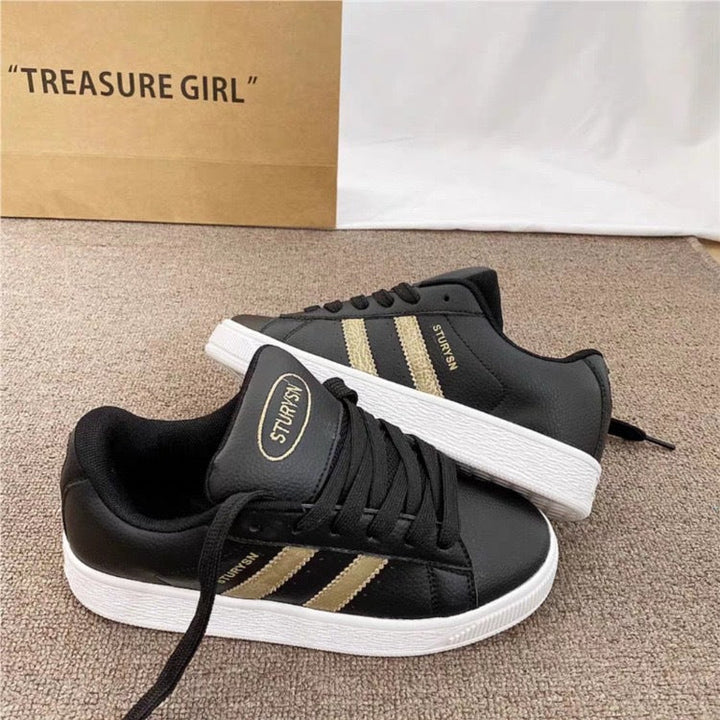 Women's Fashion Sneakers with Stylish Accents and Non-Slip Sole Mune Fashion