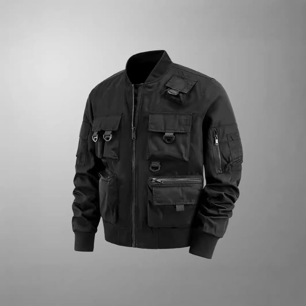 Men's tactical multifunctional bomber jacket with multiple pockets Mune Fashion