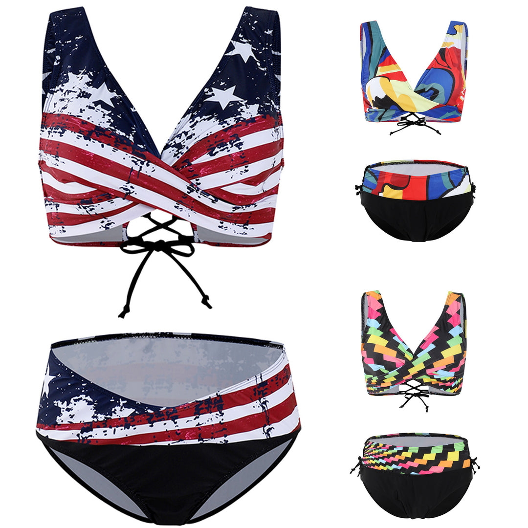 Women's sporty bikinis with stylish wrap design Mune Fashion