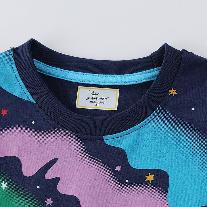 Boys T-Shirt with glowing bear motif Mune Fashion