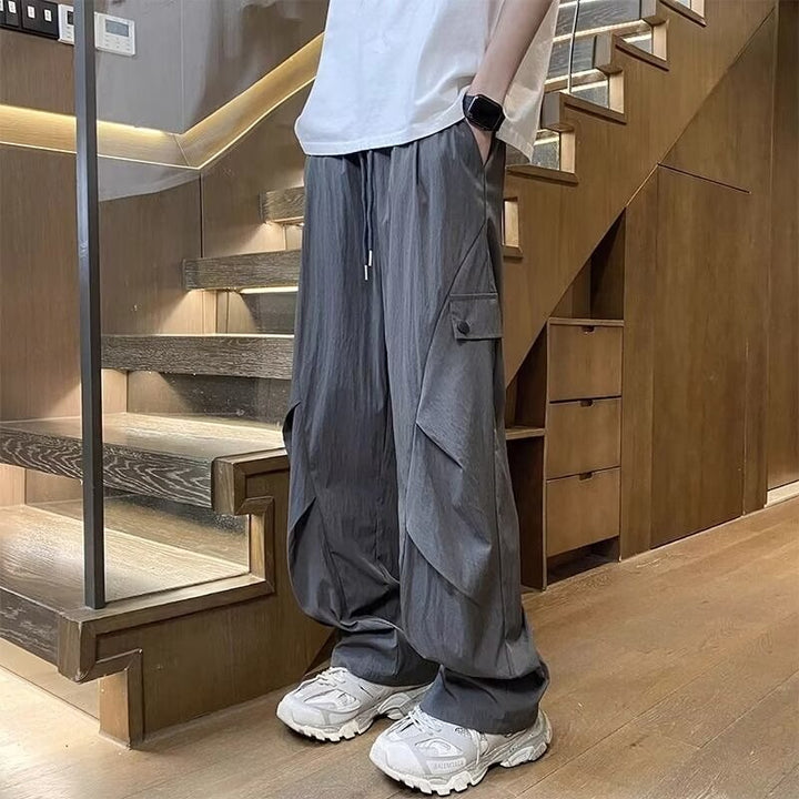 Men's Casual Loose Fit Leisure Pants Mune Fashion