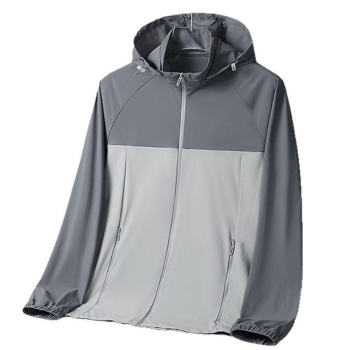 Women's Ultralight UV Protection Windbreaker with Hood and Ventilation Perforation Mune Fashion