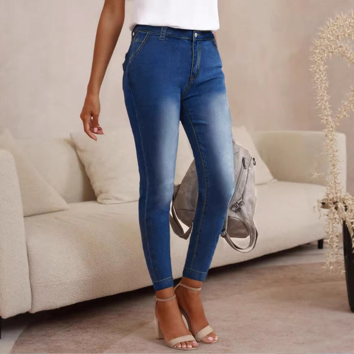 Women's High-Waist Skinny Jeans made of elastic Stretch Denim Mune Fashion