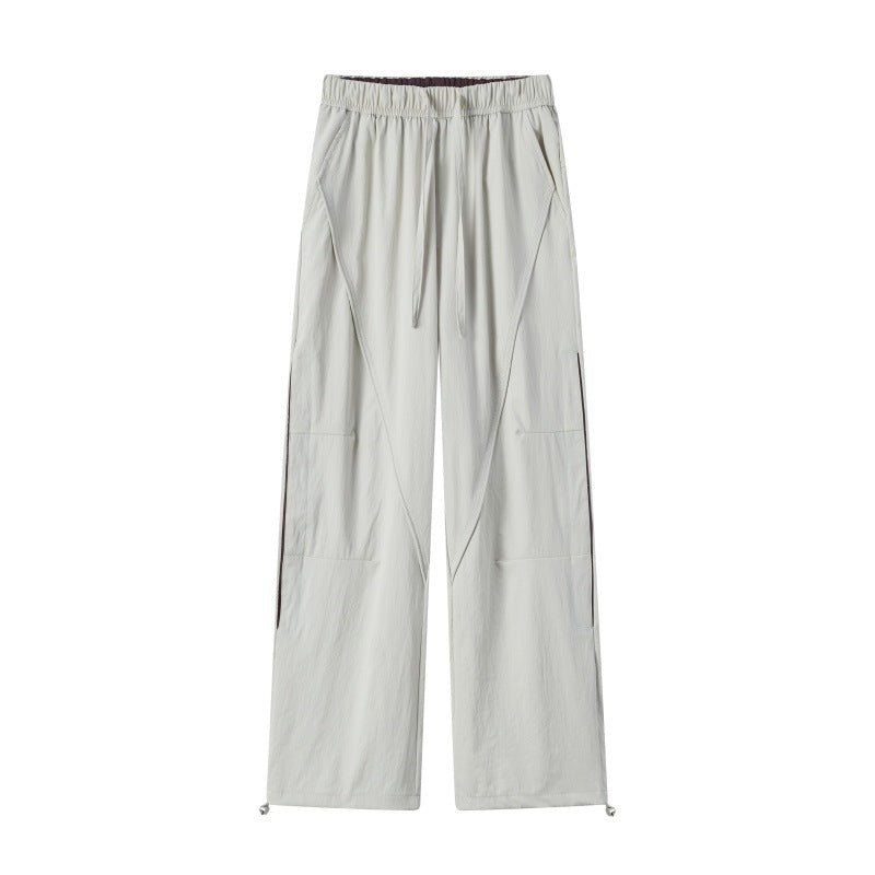 Women Comfortable Cargo Pants with Elastic Waistband Mune Fashion