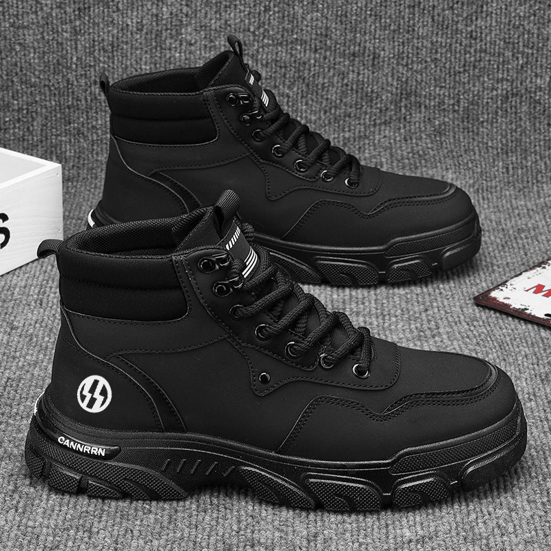 Women's trendy high-top sneakers with non-slip sole and breathable construction Mune Fashion