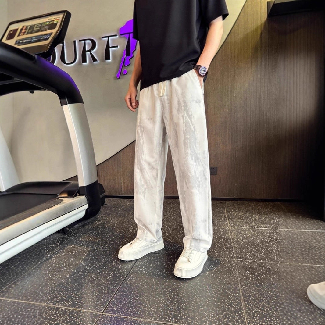Men's sporty casual pants with elastic waistband Mune Fashion