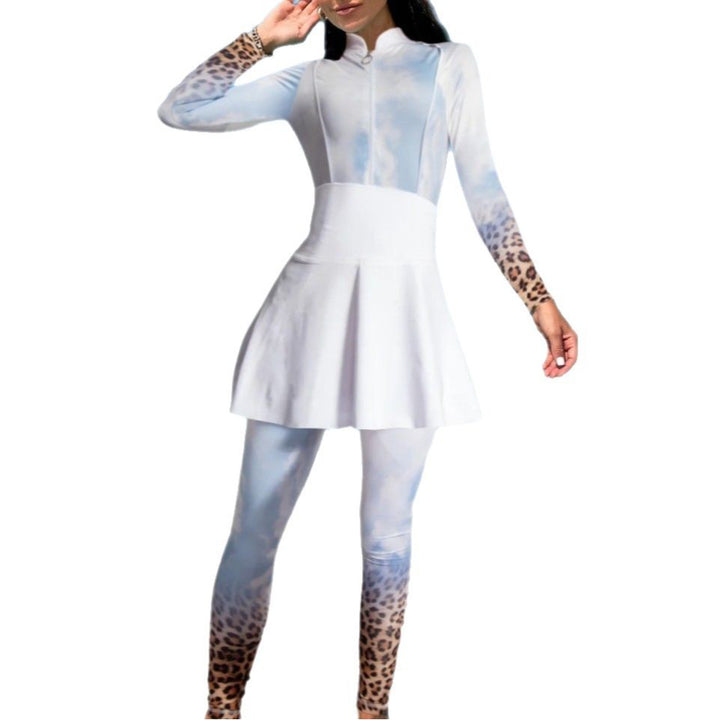 Women’s fashionable tracksuit with integrated wrap skirt Mune Fashion