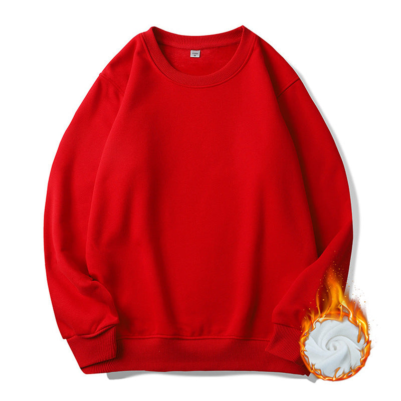 Men's thermo fleece sweatshirt with round neck and oversized cut Mune Fashion