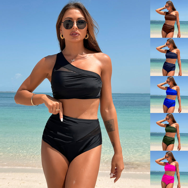 Women High-Cut Swimsuit Mune Fashion