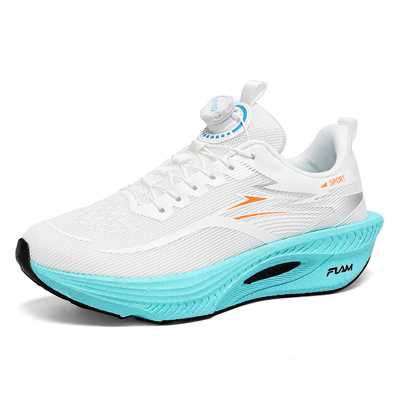 Men's cushioned road running shoe with reactive honeycomb midsole and quick-release Boa Mune Fashion