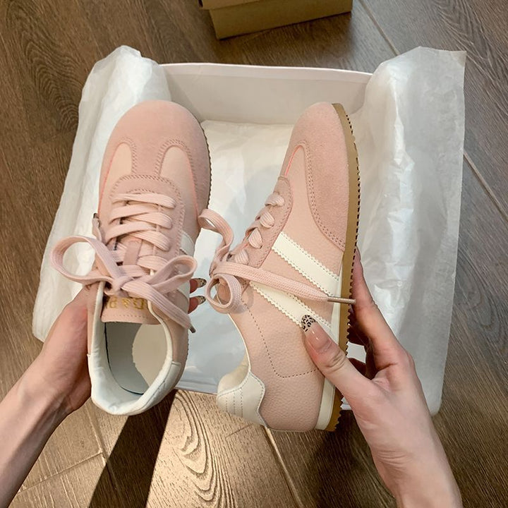 Women's sporty sneakers with high-quality suede upper and breathable lining Mune Fashion