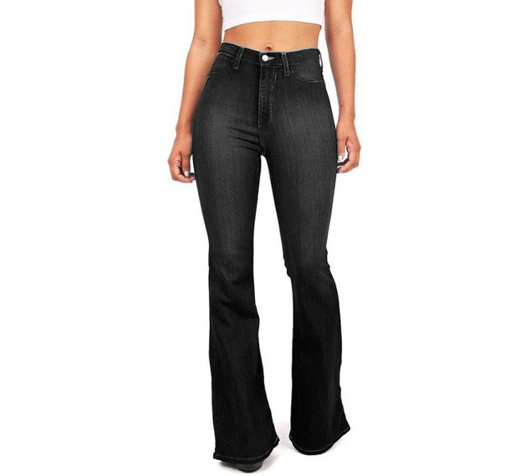Women's nan jeans with high waist and slight flare Mune Fashion