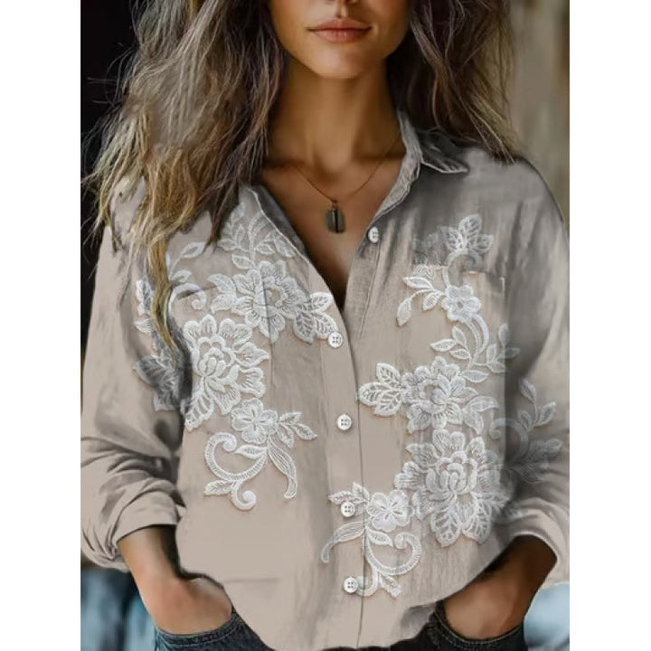 Ladies Stylish Blouse with Paisley Pattern Mune Fashion