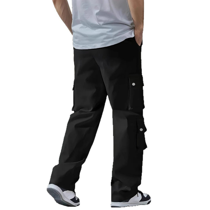 Men's Loose Fit Cargo Jogging Pants with Drawstring & Multiple Pockets Mune Fashion