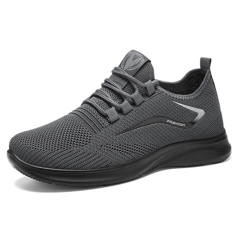 Men's breathable knit sneakers with sock-like shaft and flexible comfort sole Mune Fashion
