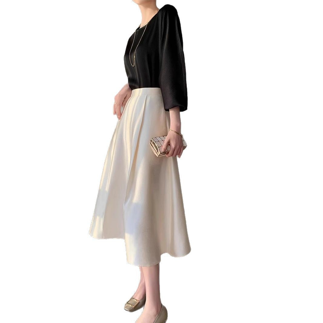 Women's Elegant and Flowing Midi Dress Drune