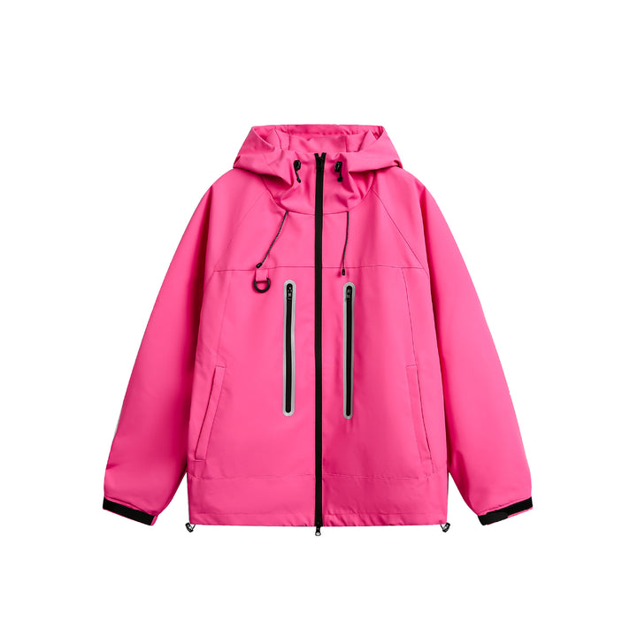 Women's Waterproof Parka Jacket with Hood and Sealed Zippers Mune Fashion
