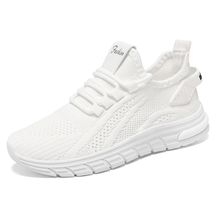 Unisex nan ultralight knit running sneakers with seamless sock upper and shock-absorbing wavy outsole Mune Fashion