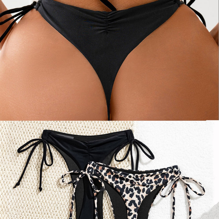 Ladies High-Cut Bikini with Side Ties Mune Fashion