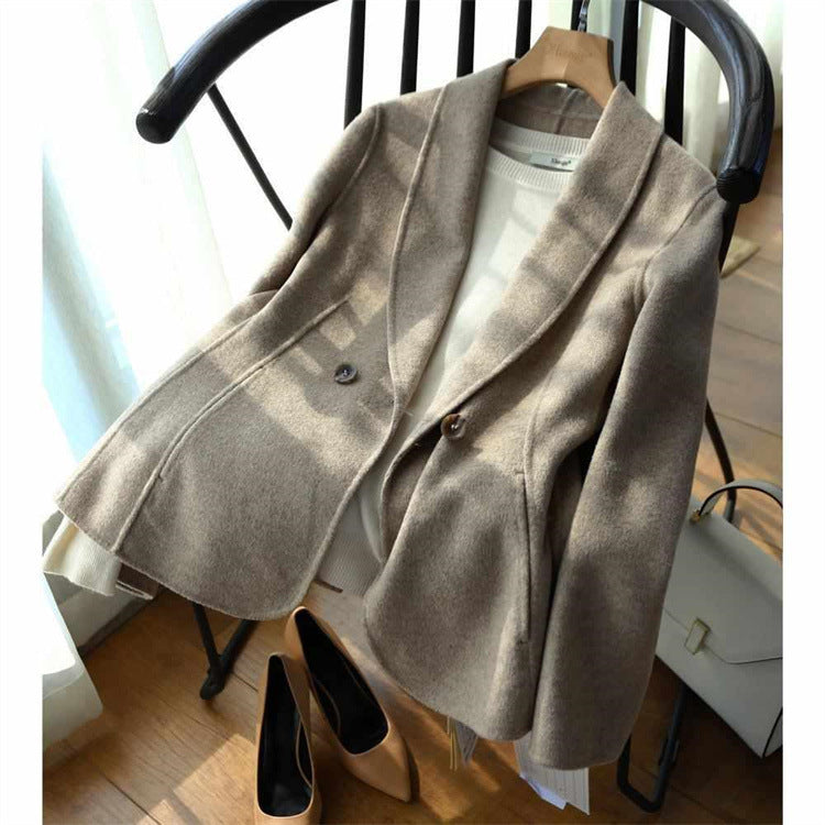 Women Elegant Wool Blazer Mune Fashion