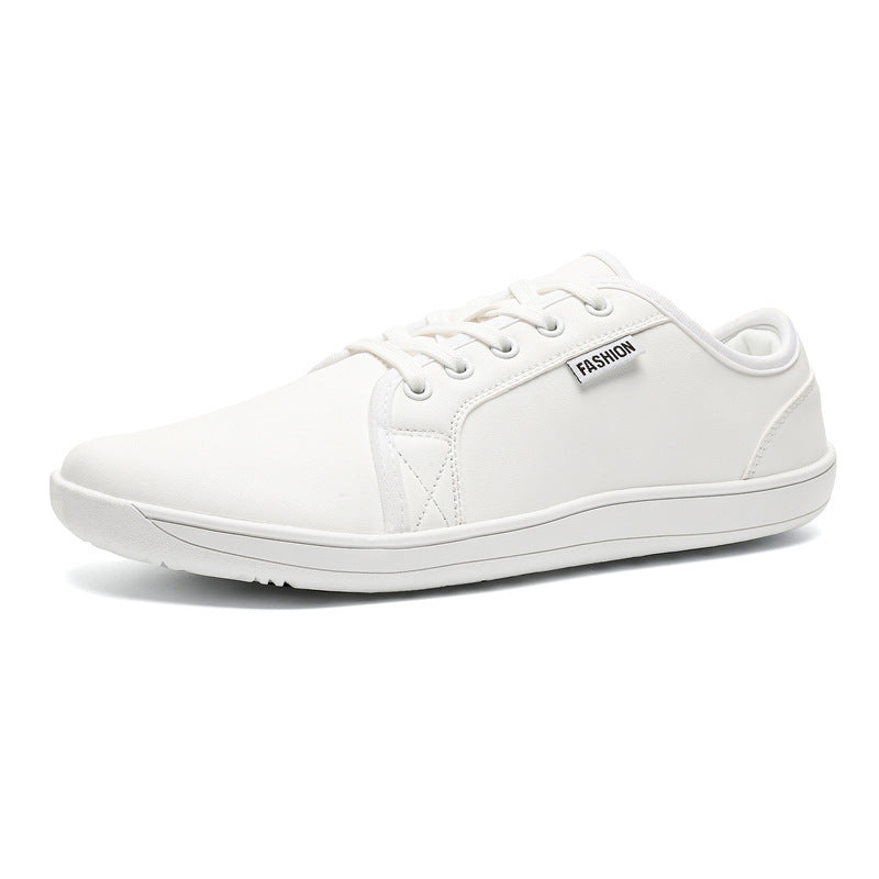 Men's slim business-casual lace-up shoes in smooth leather look with ergonomic comfort sole Mune Fashion