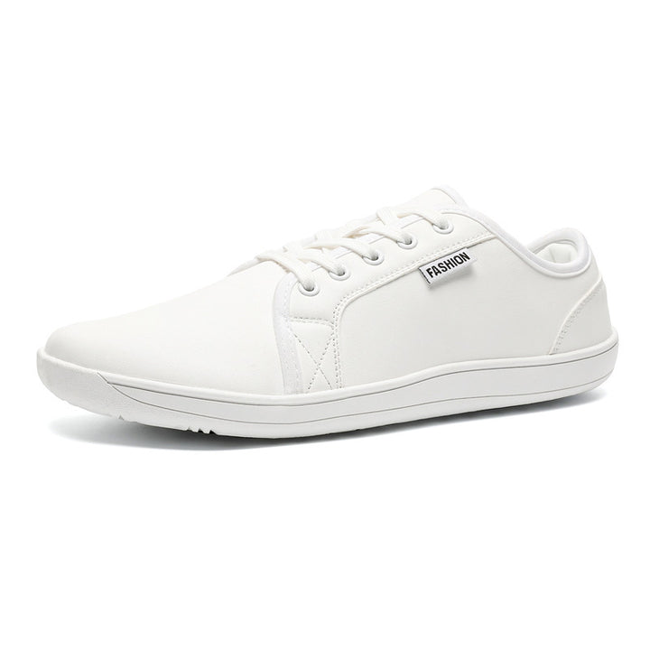 Men's slim business-casual lace-up shoes in smooth leather look with ergonomic comfort sole Mune Fashion