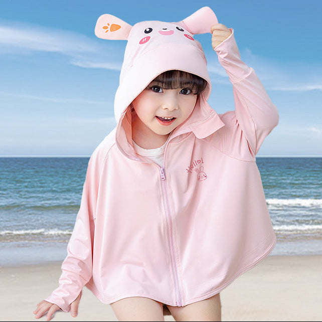 Girls functional UV protection jacket with hood Mune Fashion