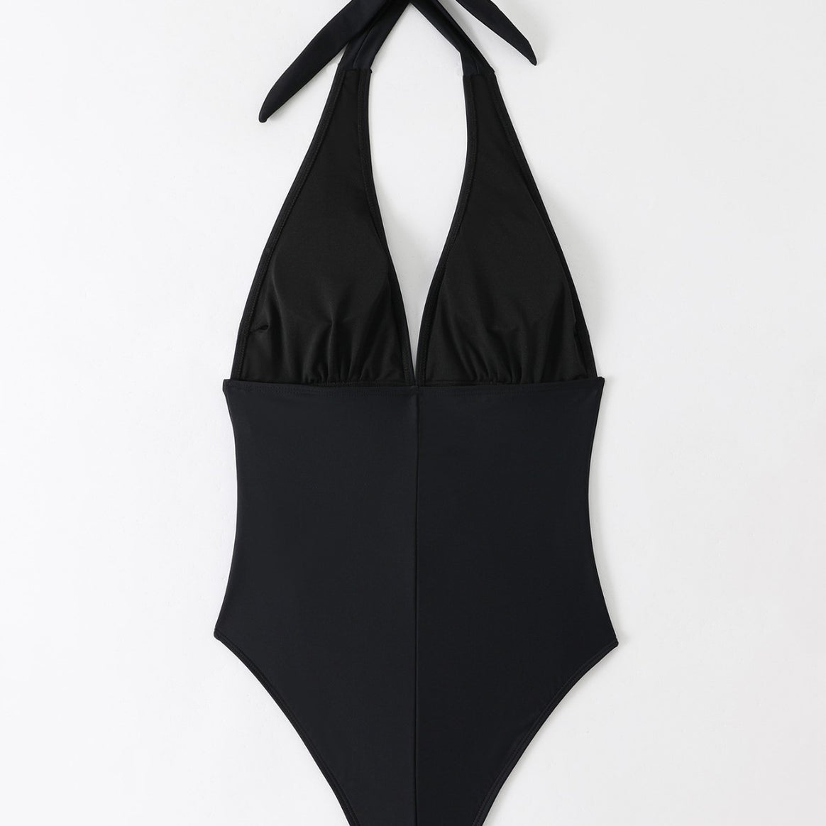 Ladies One-Piece Swimsuit with Fashionable Tie-Strap Design Mune Fashion