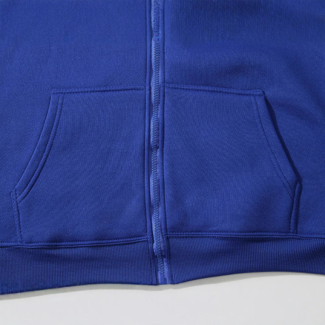 Men's Nano Slim-Fit Hoodie Sweat Jacket with central zipper, double-layered hood and practical side pockets Mune Fashion