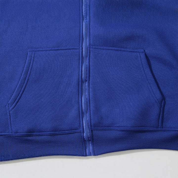 Men's Nano Slim-Fit Hoodie Sweat Jacket with central zipper, double-layered hood and practical side pockets Mune Fashion