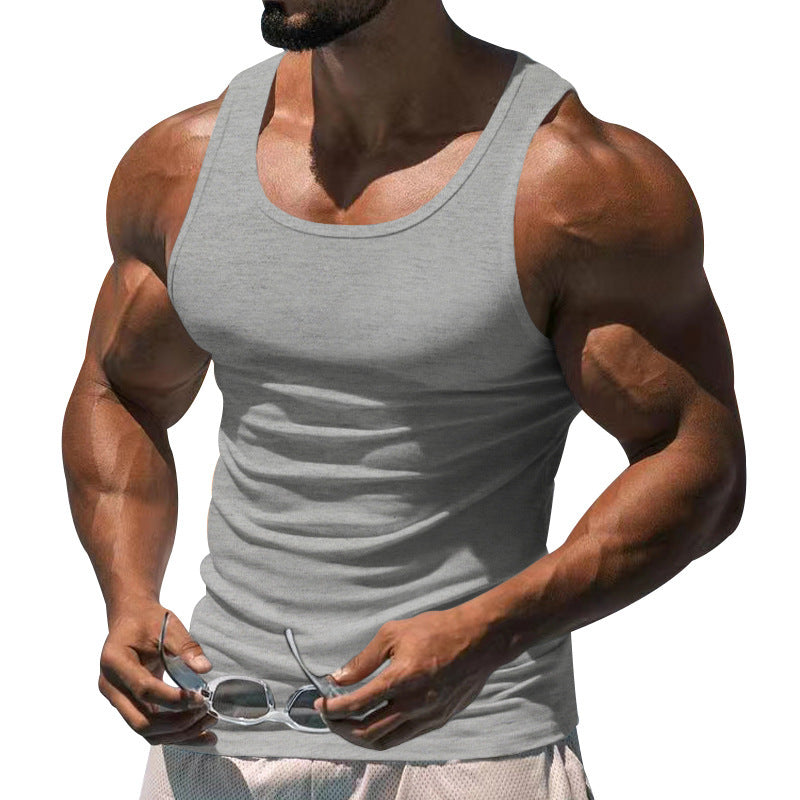 Men's Breathable Sports Tank Top with Body-Hugging Cut Mune Fashion