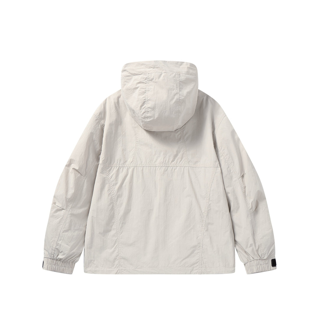 Unisex Lightweight Technical Hoodie in Boxy Cut with Utility Pockets Mune Fashion