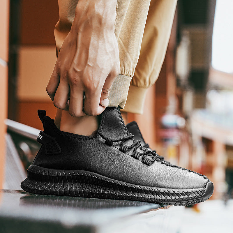 Men's lightweight knitted sock sneakers with seamless comfort upper material and responsive honeycomb sole Mune Fashion