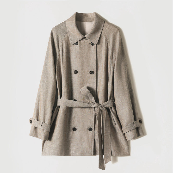 Women Elegant and Timeless Trench Coat Mune Fashion