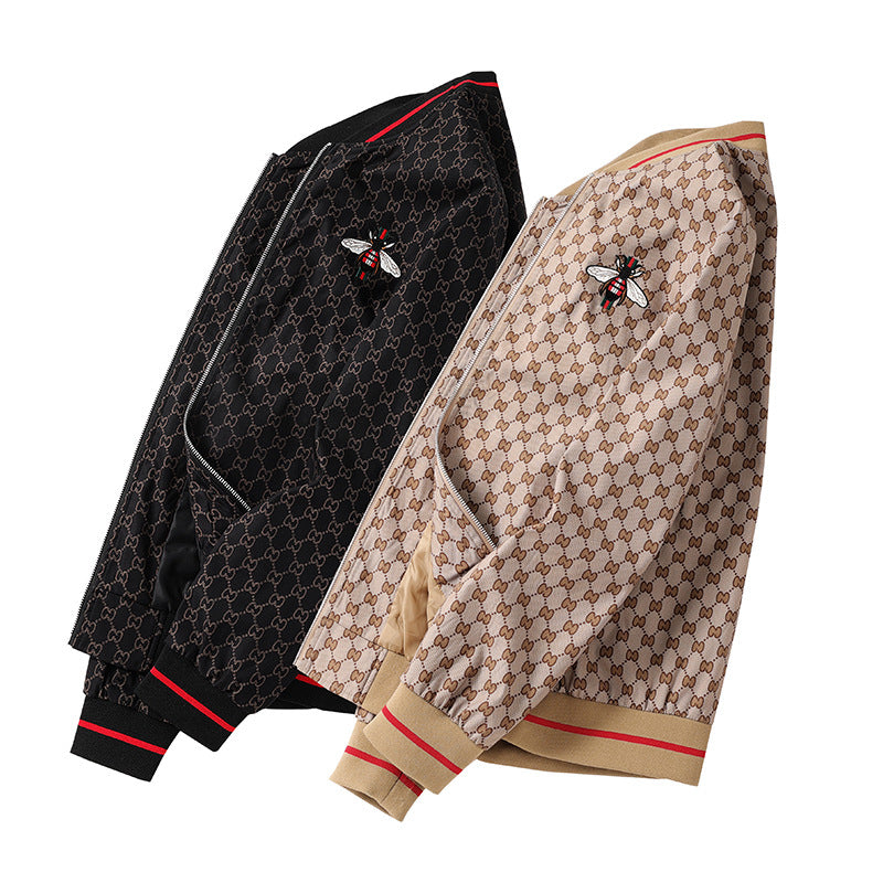 Men's Stylish Transitional Jacket with Graphic Pattern Mune Fashion