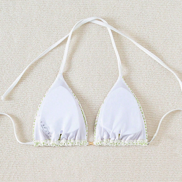Women's bikini bottom with side ties and floral pattern Mune Fashion