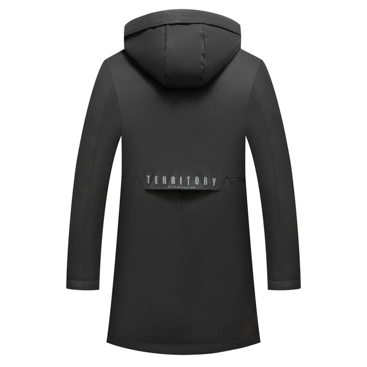 Men's Waterproof Padded Parka with Hood and Thermal Lining Mune Fashion
