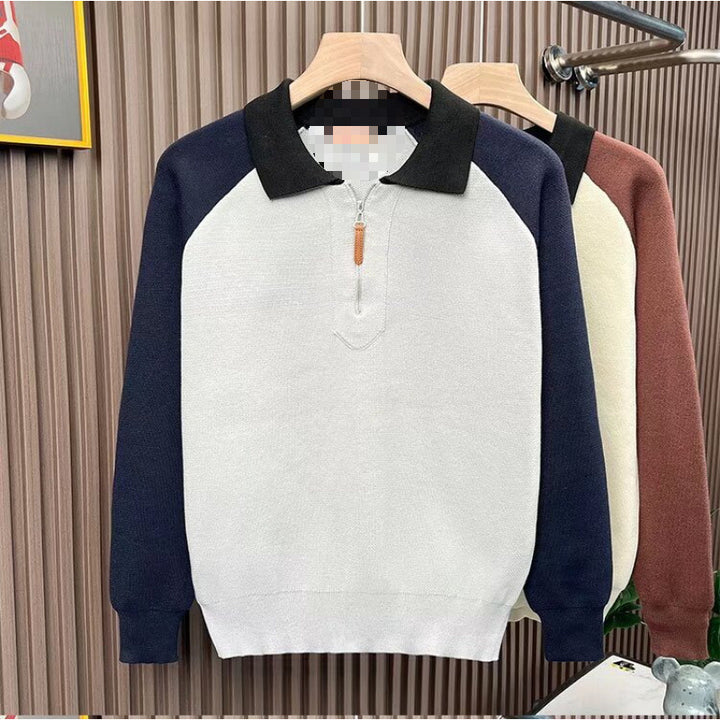 Women's stylish knit sweater with zipper Mune Fashion