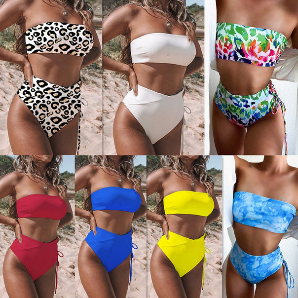 Women’s bandeau bikini with high waist Mune Fashion