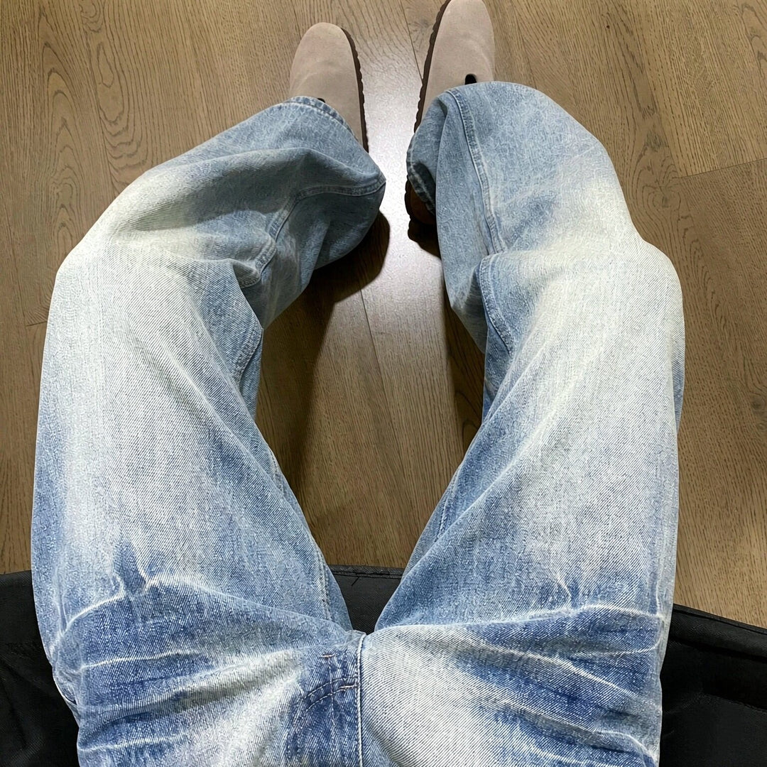 Men's Casual Loose-Fit Jeans Mune Fashion 1788342483