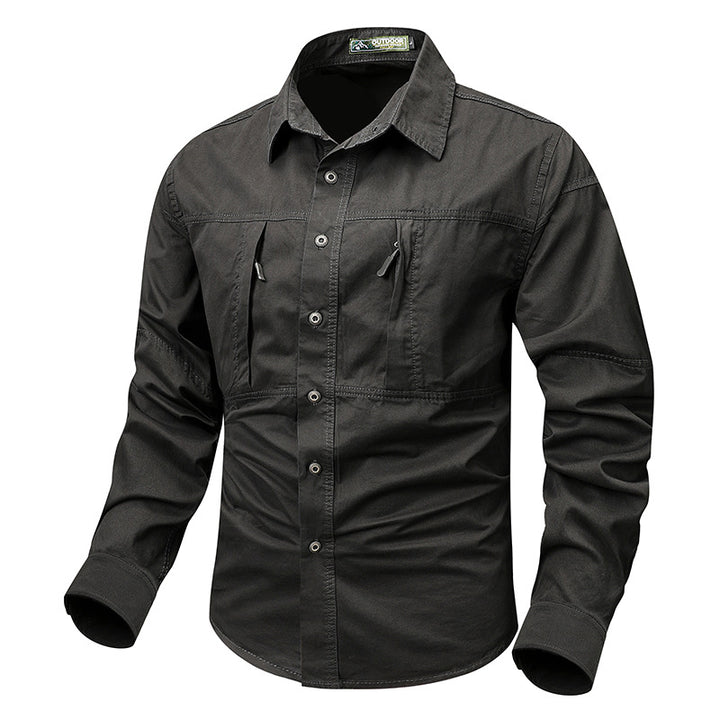 Men's Outdoor Shirt with Practical Pockets